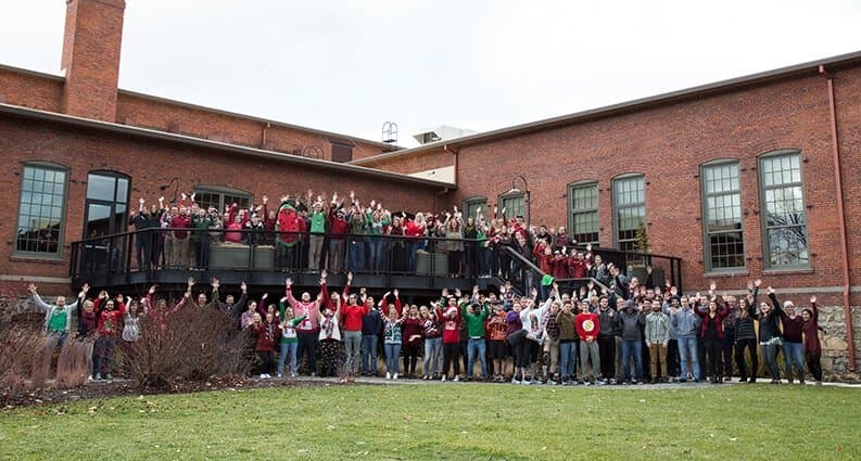 The Kaspien team at a company gathering
