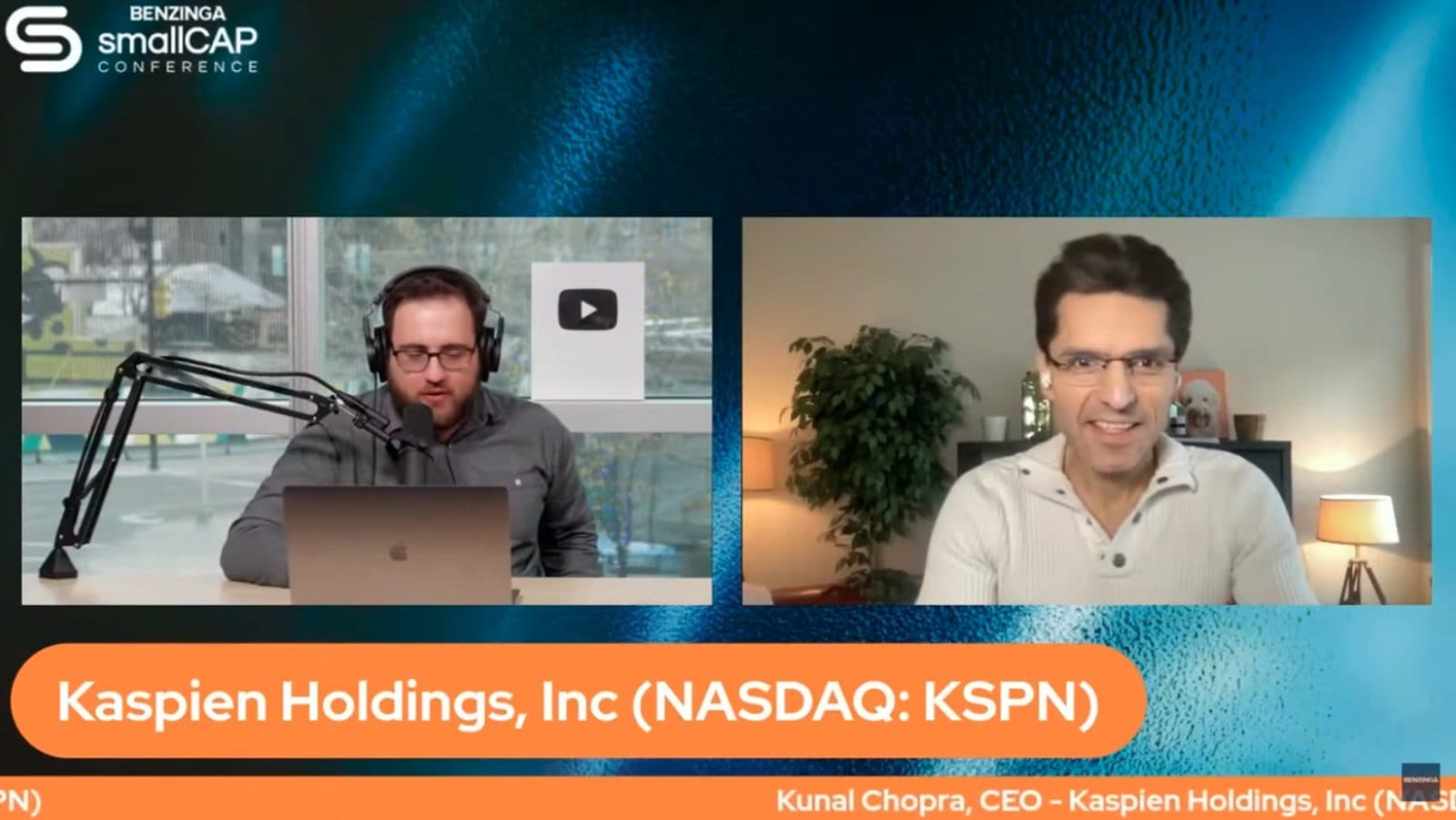Kunal Chopra presenting Kaspien Holdings at the Benzinga Global Small Cap Conference, December 2021